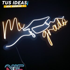 🎉 🎓 Línea Neón Mi Grado 70x45🎉